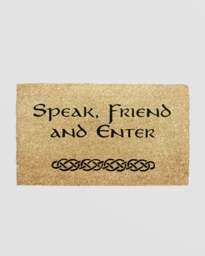 Rackhams Speak Friend and Enter Doormat (60 x 40cm)
