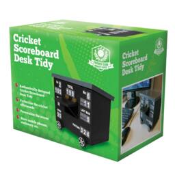 Rackhams Personalised Cricket Scoreboard Desk Tidy - Wood - H12 x W19 x D16cm, 290g - thumbnail 6