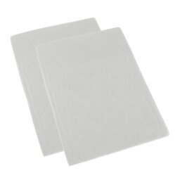 Rackhams 100% Brushed Cotton Cot Flat Sheet Pair, 100 x 150 cm - Blue - thumbnail 2