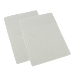 Rackhams 100% Brushed Cotton Cot Flat Sheet Pair, 100 x 150 cm - Blue - thumbnail 4