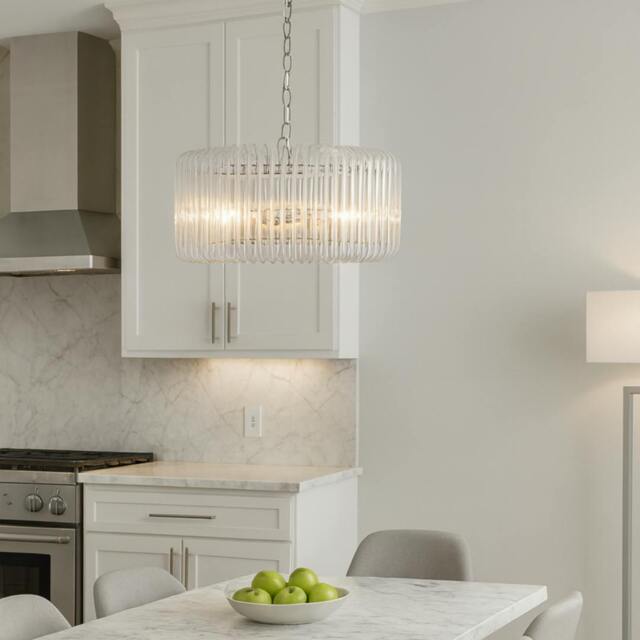 Rackhams May 3-Light Chrome Ceiling Pendant - image 1