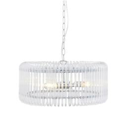 Rackhams May 3-Light Chrome Ceiling Pendant - thumbnail 4