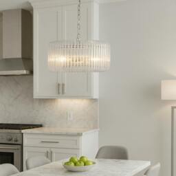Rackhams May 3-Light Chrome Ceiling Pendant