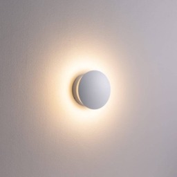 Rackhams 6 Watt LED Round White Indoor Decorative Wall Light - thumbnail 2