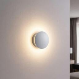 Rackhams 6 Watt LED Round White Indoor Decorative Wall Light - thumbnail 1
