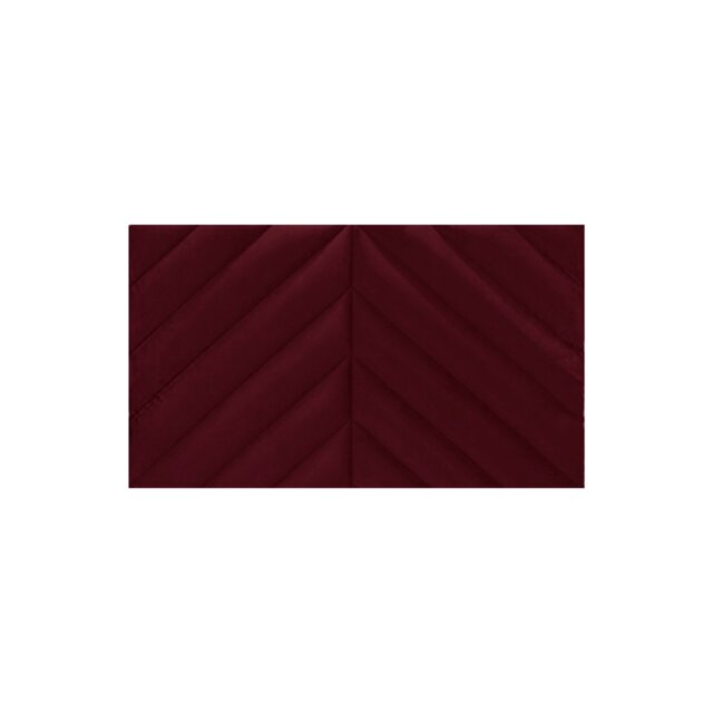 Rackhams Rose Kingsize Headboard - Wine - Wine - image 1