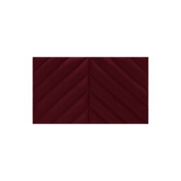 Rackhams Rose Kingsize Headboard - Wine - Wine - thumbnail 1