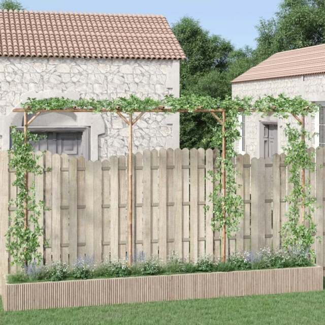 Rackhams Pergola Bamboo 385x40x205 cm - Brown - Bamboo