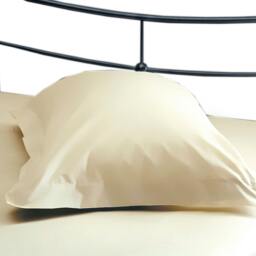 Rackhams Easycare Percale Oxford Pillowcase - Cream - One Size - Cream - 50% Cotton/50% Polyester - thumbnail 1