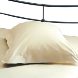 Rackhams Easycare Percale Oxford Pillowcase - Cream - One Size - Cream - 50% Cotton/50% Polyester - thumbnail 2