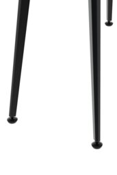 Rackhams Metal Desk Frame Black Desk Base with Adjustable Plastic Table Foot Protectors for Dining Table, 110cm W x 50cm D x 71cm H - Black - thumbnail 6