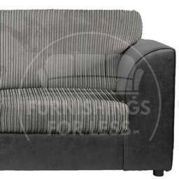 Rackhams Luxor Full Jumbo 3 + 2 Seater Sofa Set – Full Back - Silver - thumbnail 4