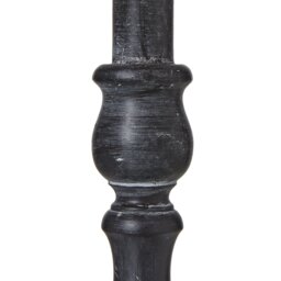 Rackhams Ravenna Column Linen Table Lamp (UK Plug) - Grey - 40cm x 11cm x 11cm - Grey - 100% Mixed - thumbnail 6