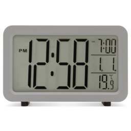 Rackhams Harley Superbrite® Modern Digital Alarm Clock - White - thumbnail 3