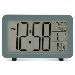 Rackhams Harley Superbrite® Modern Digital Alarm Clock - White - thumbnail 4