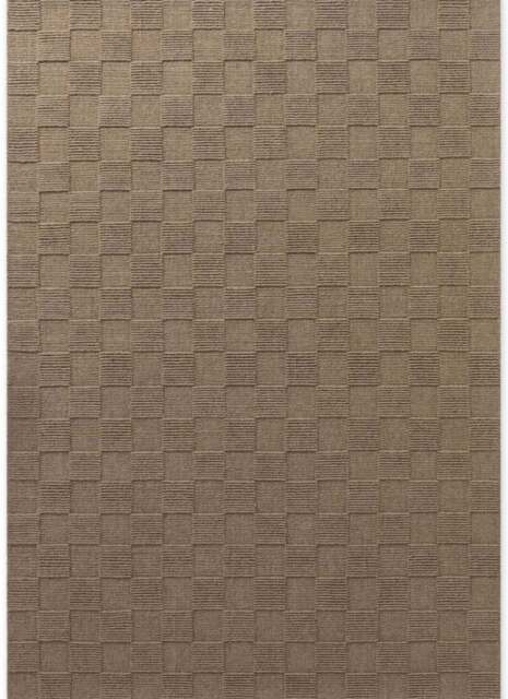 Rackhams Scala Handwoven Wool Rug – Brown Colour - 200X230 cm - image 1