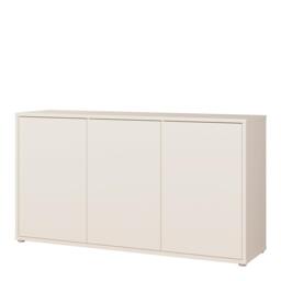 Rackhams Alice Springs 3 Door Sideboard with Push-to-Open Doors and Drawer in Sand - W 154.2 X  H 76.3 X  D 41.5cm - Sand - 1 - thumbnail 4