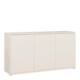 Rackhams Alice Springs 3 Door Sideboard with Push-to-Open Doors and Drawer in Sand - W 154.2 X  H 76.3 X  D 41.5cm - Sand - 1 - thumbnail 2