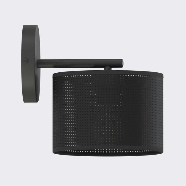 Rackhams LUX Wall Lamp 1 x E27 Black - image 1