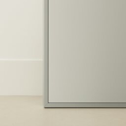 Rackhams Modern Silver Metal Arch Full Length Mirror 200cm x 100cm - thumbnail 2