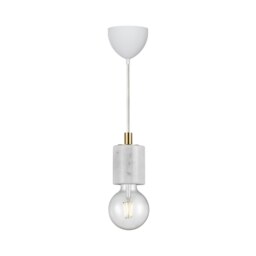 Rackhams Siv - Pendant Kit - White - White - Marble - 1