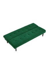 Rackhams Dark Green Contemporary Convertible Sofa Bed - Dark Green - thumbnail 3