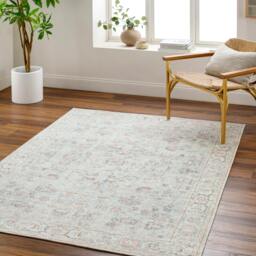 Rackhams Our Pnw Home Olympic-Vintage Grey Brown Beige Traditional Boho Rug - 200 x 275 cm