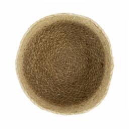 Rackhams Palma Natural Scalloped Woven Storage Basket for Stylish Home Organisation - thumbnail 3