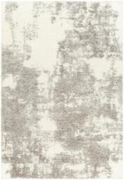 Rackhams Cloudy Shag-Modern Ivory Grey Soft Plush Pile Rug - 160 x 213 cm - thumbnail 2