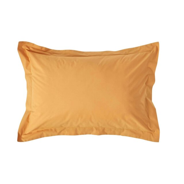 Rackhams Egyptian Cotton Oxford Pillowcase 200 TC, Standard Size - Mustard Yellow - image 1