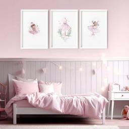 Rackhams Ballerina Prints - Set of 3 wall art prints - A2 16.54 x 23.39 in / 42 x 59.4 cm - Satin Photo paper 280 gsm - Black Frame - thumbnail 6