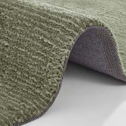 Rackhams Supersoft Unicolor Short-Pile Green Rug - 80X250 cm - thumbnail 3
