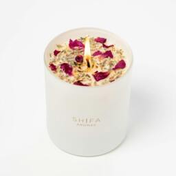 Rackhams Pilgrim Glass Candle - Lavender, Lemon & Cedarwood - thumbnail 2