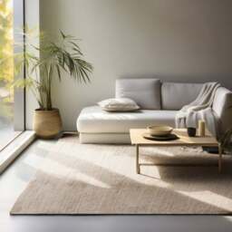 Rackhams Handloom Jute Rug Dhaka Natural Beige - 60X90 cm - thumbnail 6