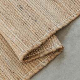 Rackhams Handloom Jute Rug Dhaka Natural Beige - 60X90 cm - thumbnail 4