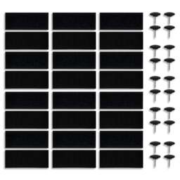 Rackhams Insect Door Curtain 210 x 100 cm 2 pcs Magnet Black - thumbnail 6