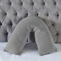 Rackhams Teddy Bear Fleece Super Soft Cosy V Shape Pillowcase - Pink - thumbnail 5