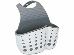 Rackhams Sink Soap Sponge Holder - Drain Kitchen Organiser Basket Hanging Strainer for Bathtub, Cup, Soap, Brush, Dishwashing Accessories and Sink - thumbnail 1