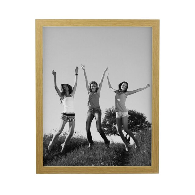 Rackhams Personalised Photo Upload Oak Poster Frame - image 1