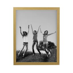Rackhams Personalised Photo Upload Oak Poster Frame - thumbnail 1