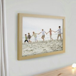 Rackhams Personalised Photo Upload Oak Poster Frame - thumbnail 4