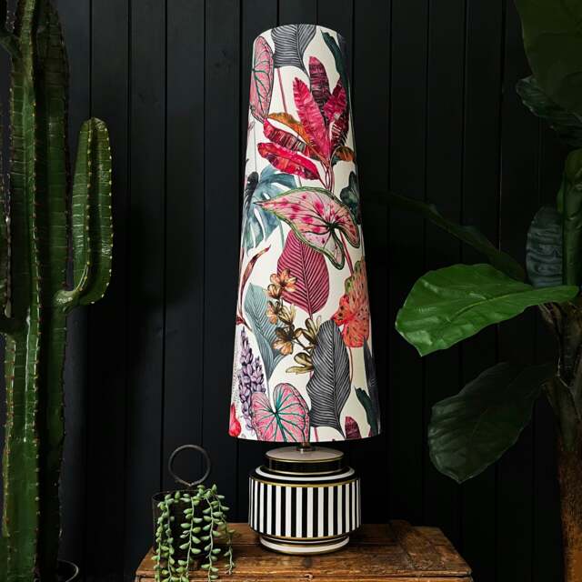 Rackhams Ice Jungle Oversized Cone Lampshades - King - image 1