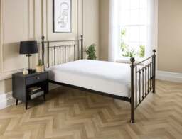 Rackhams 5 Star Fitted Sheet - Cream - Single - thumbnail 2