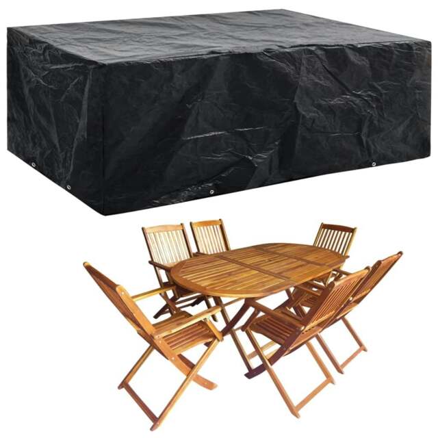 Rackhams Garden Furniture Cover 8 Eyelets 242x162x100 cm