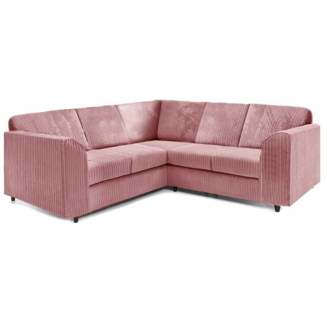 Rackhams Ferguson Full Jumbo Cord 5 Seater 2 Corner 2 Sofa Full Back - Pink - image 1