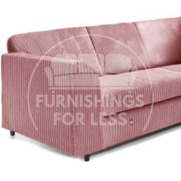 Rackhams Ferguson Full Jumbo Cord 5 Seater 2 Corner 2 Sofa Full Back - Pink - thumbnail 5