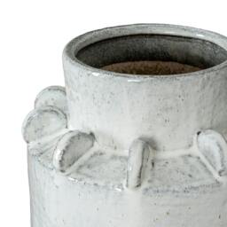 Rackhams Dara Vase - White - 22cm x 23cm x 23cm - White - 100% Mixed - thumbnail 3