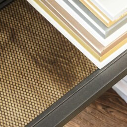 Rackhams Slim Sofa Table with 3 Non-woven Drawers - thumbnail 4