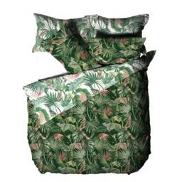 Rackhams Amazonia Rainforest Duvet Cover Set - Jade Green - Single - Jade Green - 50% Polyester/50% Cotton - thumbnail 2