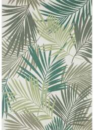 Rackhams Indoor Outdoor Vai Green Rug – Floral Design - 120X170 cm - thumbnail 1